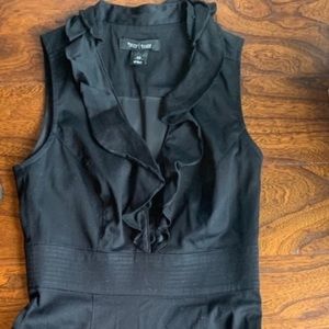 White House Black Market Black Ruffle Dress